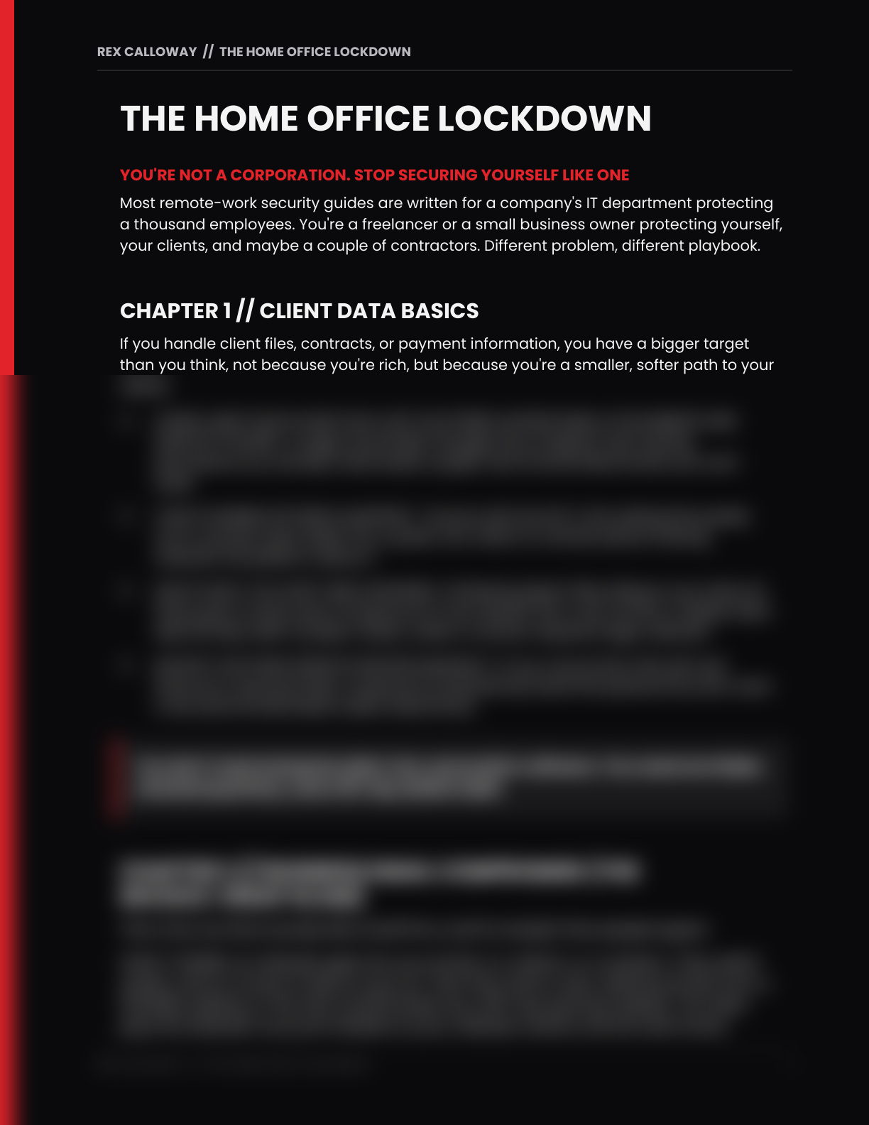 The Home Office Lockdown
