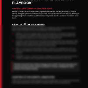 The Social Engineering Defense Playbook
