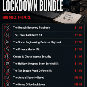 The Full Lockdown Bundle — nine security kits, $122.91 value for $74.99